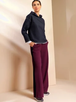 Sweatshirt à capuche qualité denim