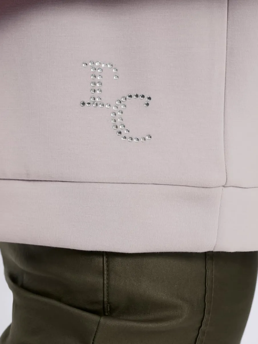 Sweatshirt col montant à coulisse