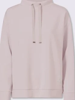 Sweatshirt col montant à coulisse
