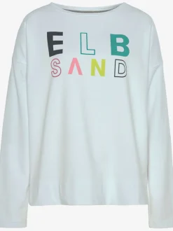 Sweat-shirt décontracté encolure ronde avec marque imprimée