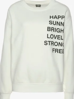 Sweat-shirt décontracté à encolure ronde avec imprimé graphique