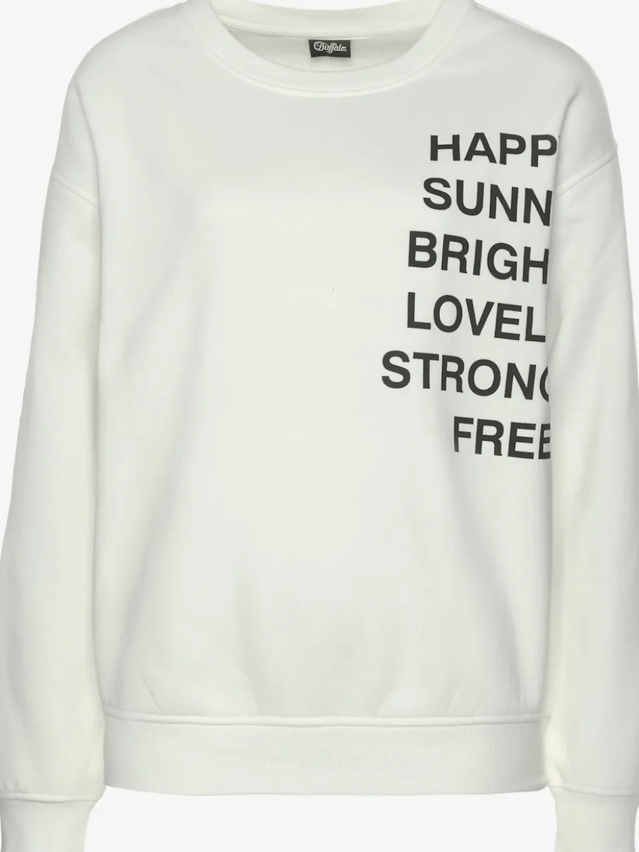 Sweat-shirt décontracté à encolure ronde avec imprimé graphique