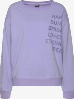Sweat-shirt décontracté à encolure ronde avec imprimé graphique