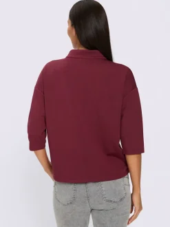 Sweatshirt encolure avec glissière