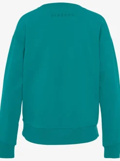 Sweat-shirt à encolure ronde manches longues imprimé graphique