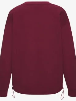 Sweat-shirt encolure ronde manches longues avec logo réglable