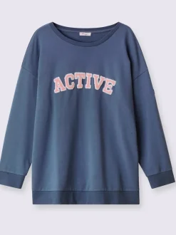 Sweatshirt imprimé floqué