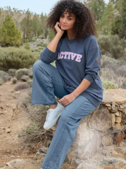 Sweatshirt imprimé floqué