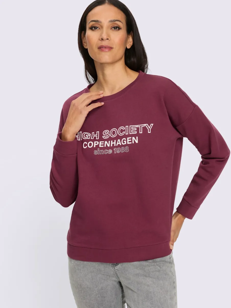 Sweatshirt inscription tendance