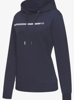 Sweatshirt lounge avec capuche et bords-côtes élastiques