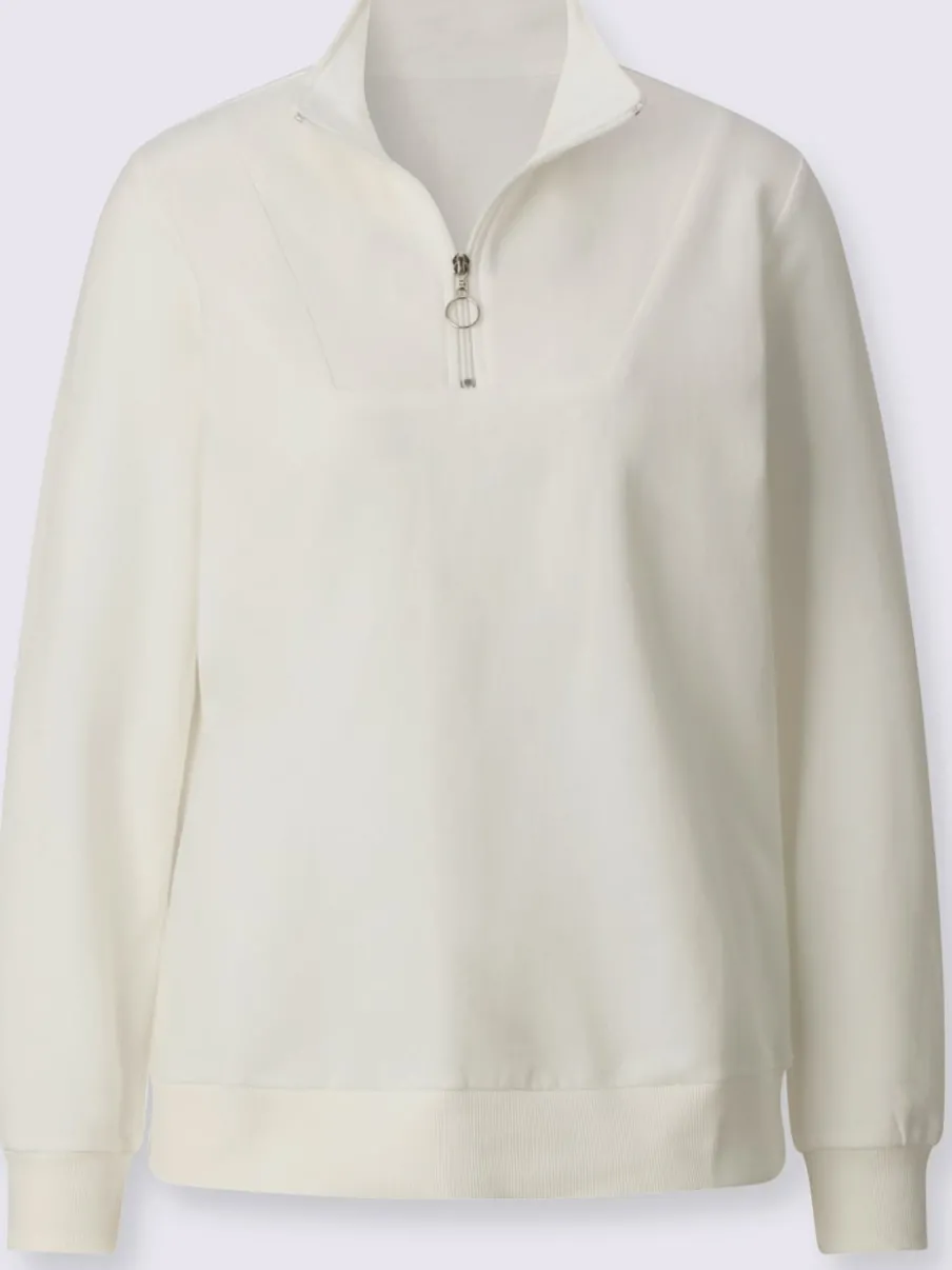 Sweatshirt pur coton