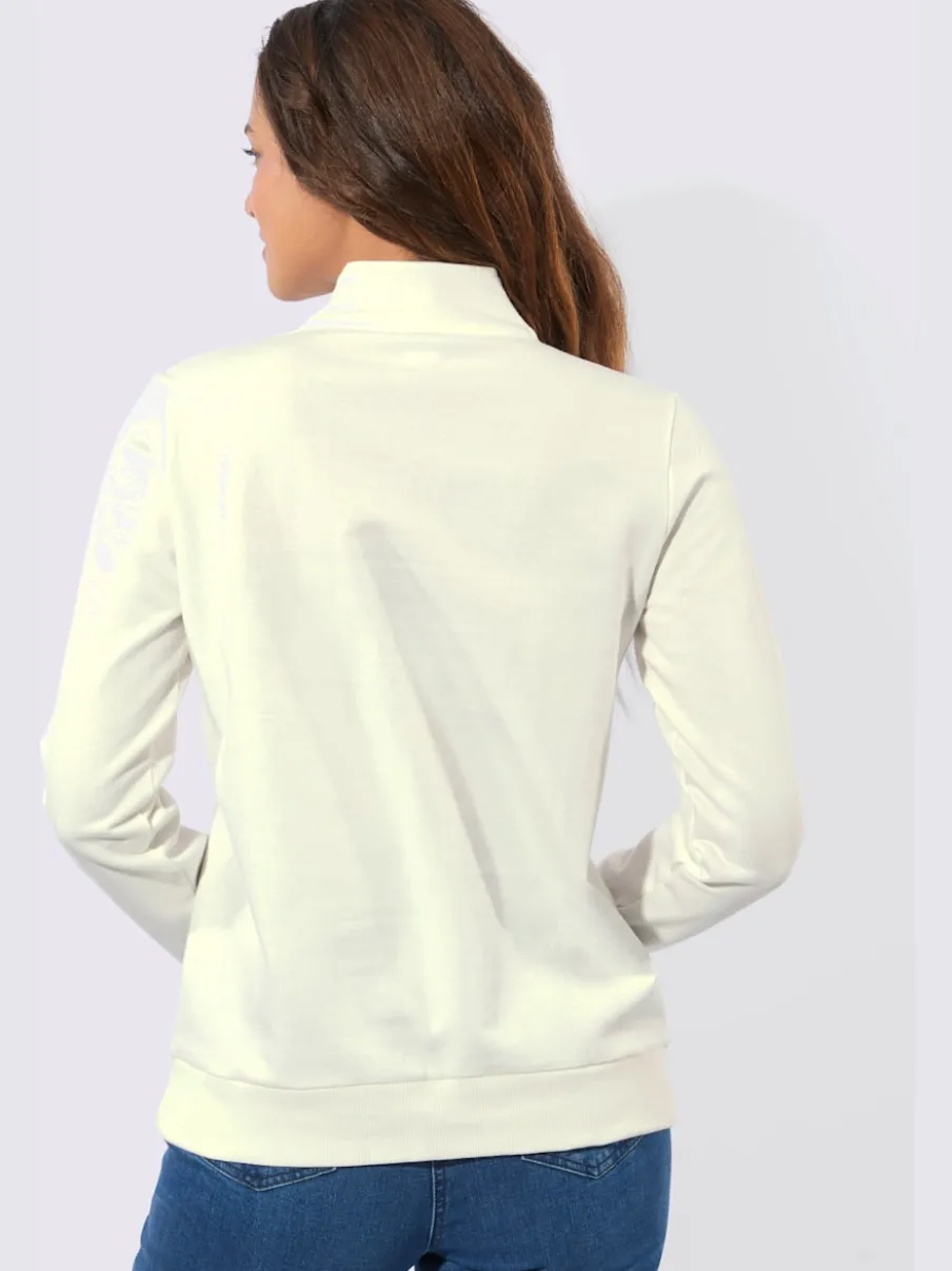 Sweatshirt pur coton