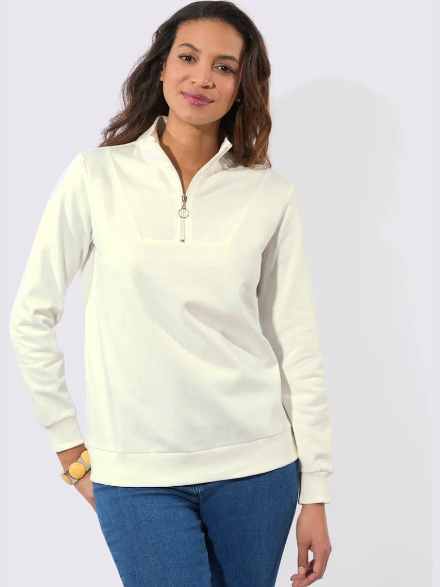 Sweatshirt pur coton