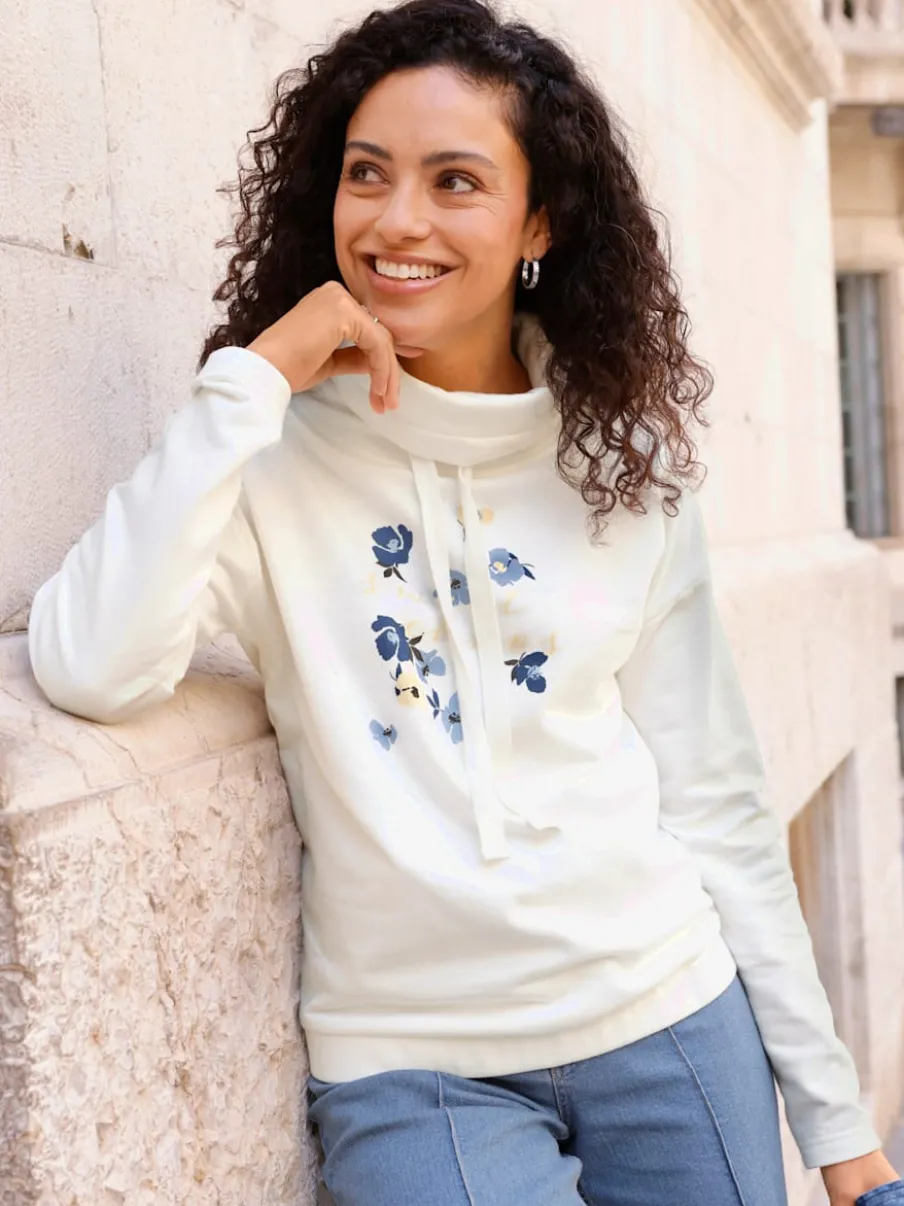 Sweatshirt pur coton