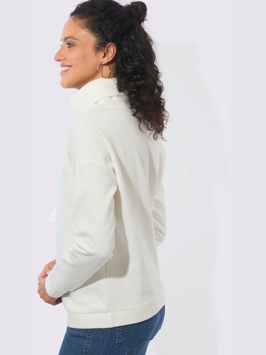 Sweatshirt pur coton