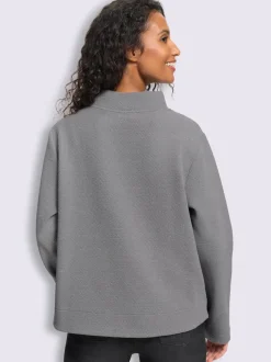 Sweatshirt qualité structurée chinée