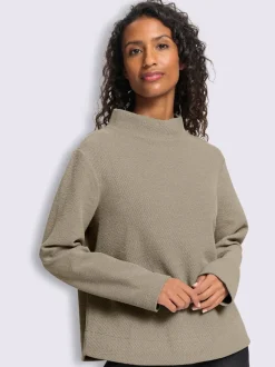 Sweatshirt qualité structurée chinée