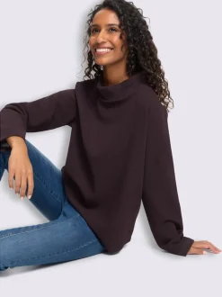 Sweatshirt qualité structurée chinée