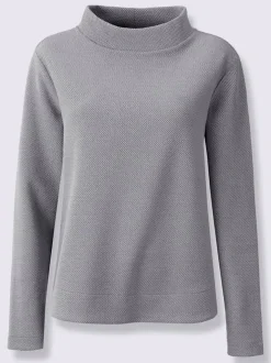 Sweatshirt qualité structurée chinée