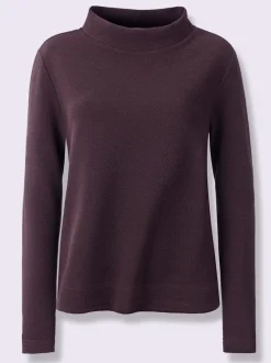 Sweatshirt qualité structurée chinée