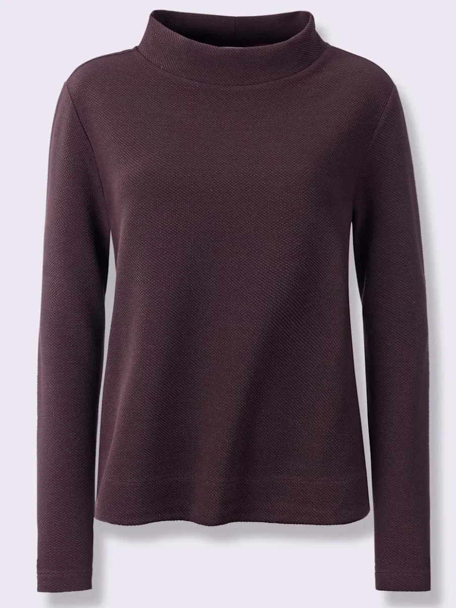 Sweatshirt qualité structurée chinée