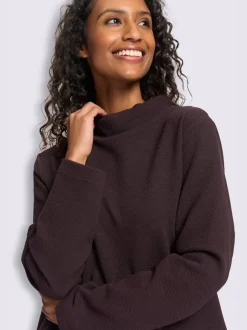Sweatshirt qualité structurée chinée