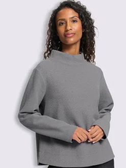 Sweatshirt qualité structurée chinée