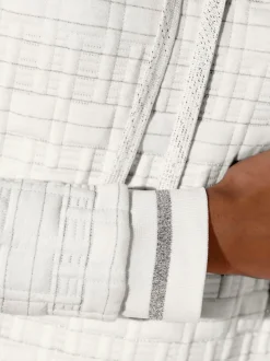 Sweatshirts avec col montant et fentes latérales décoratifs