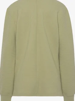 Sweatshirts avec encolure en V manches longues en coton
