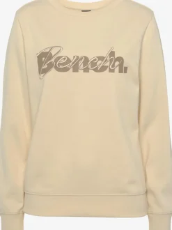 Sweatshirts avec logo brodé encolure ronde manches longues