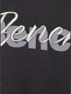 Sweatshirts avec logo brodé encolure ronde manches longues
