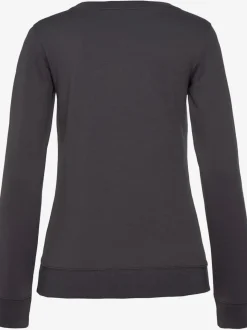 Sweatshirts avec logo brodé encolure ronde manches longues