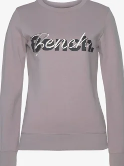 Sweatshirts avec logo brodé encolure ronde manches longues