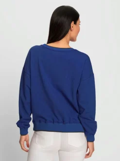 Sweatshirts avec mancherons décontractés et encolure ronde