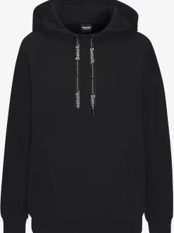 Sweatshirts à capuche avec bord-côtes et logo doux