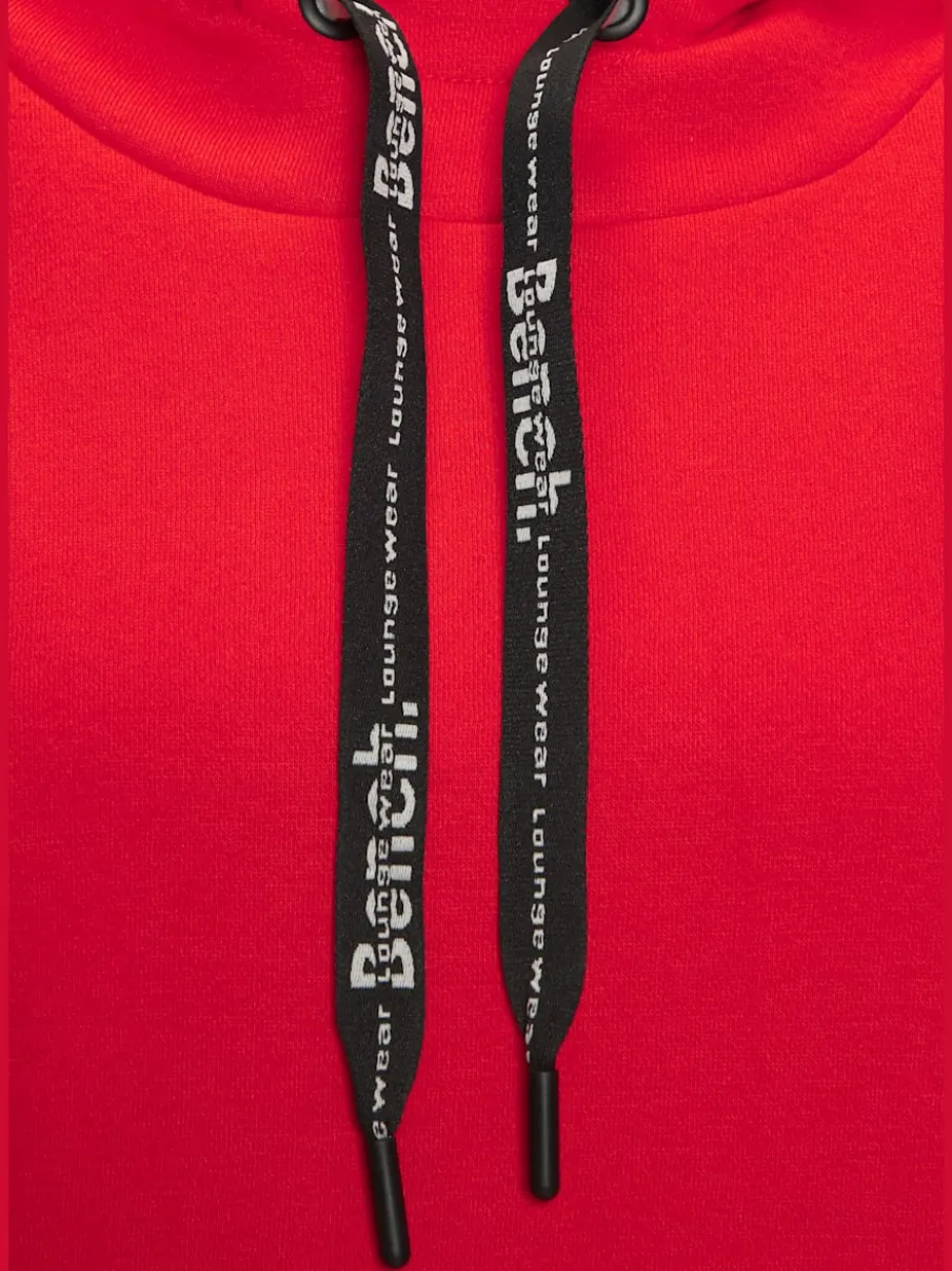 Sweatshirts à capuche avec bord-côtes et logo doux