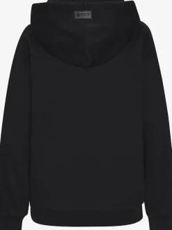 Sweatshirts à capuche avec bord-côtes et logo doux