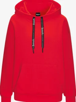 Sweatshirts à capuche avec bord-côtes et logo doux