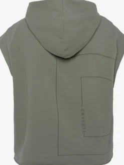 Sweatshirts à capuche avec grandes emmanchures et logo
