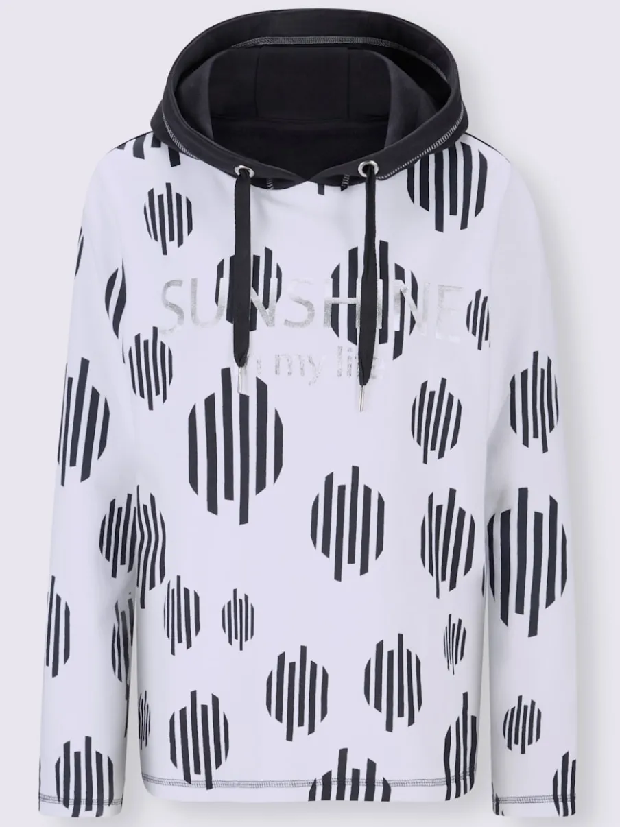 Sweatshirts à capuche avec imprimé graphique et inscription