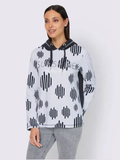 Sweatshirts à capuche avec imprimé graphique et inscription
