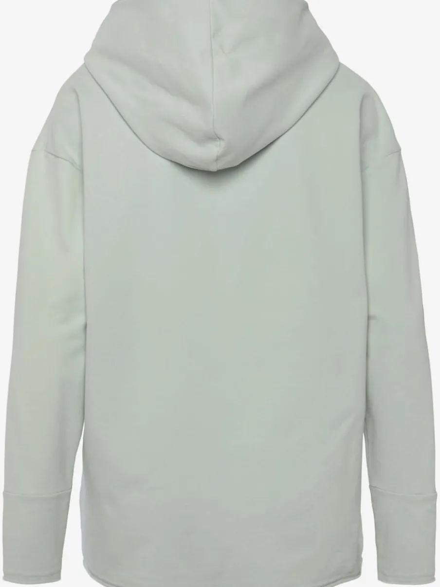 Sweatshirts à capuche avec logo imprimé et mancherons