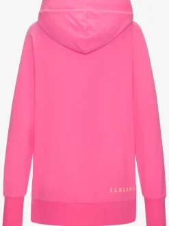 Sweatshirts à capuche avec logo et finitions côtelées