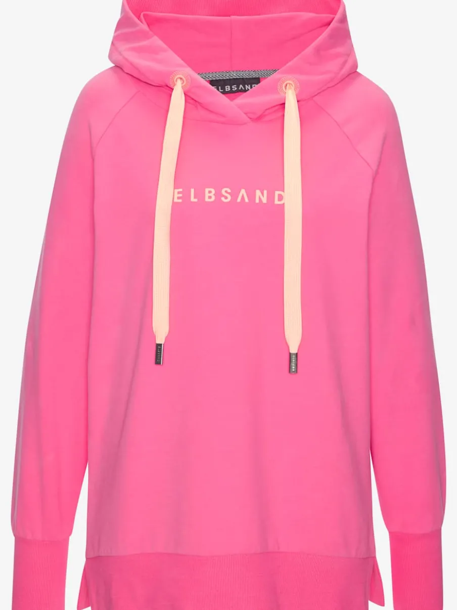 Sweatshirts à capuche avec logo et finitions côtelées