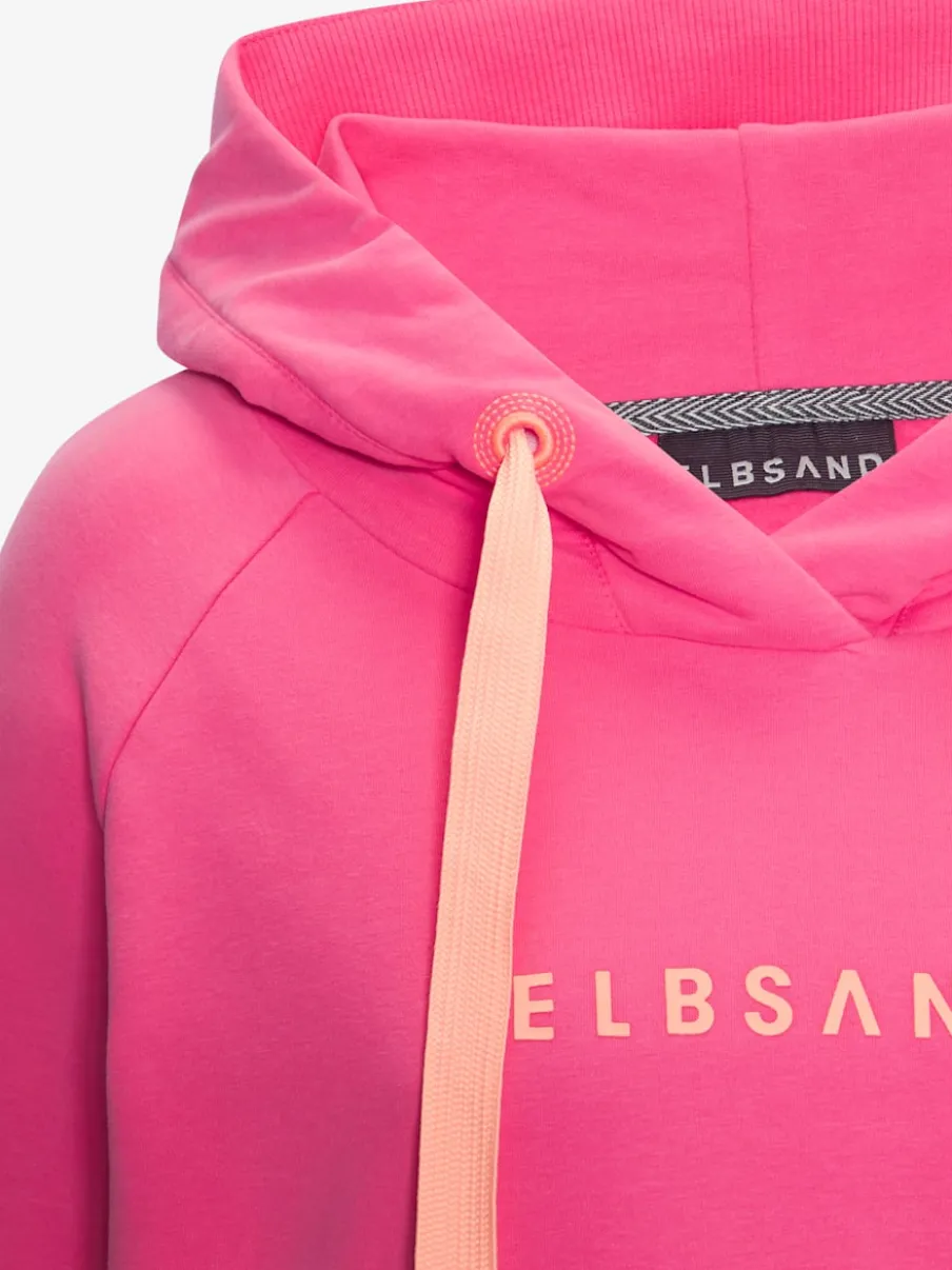 Sweatshirts à capuche avec logo et finitions côtelées