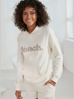 Sweatshirts à capuche avec logo imprimé et broderie