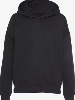 Sweatshirts à capuche avec mancherons et logo brodé