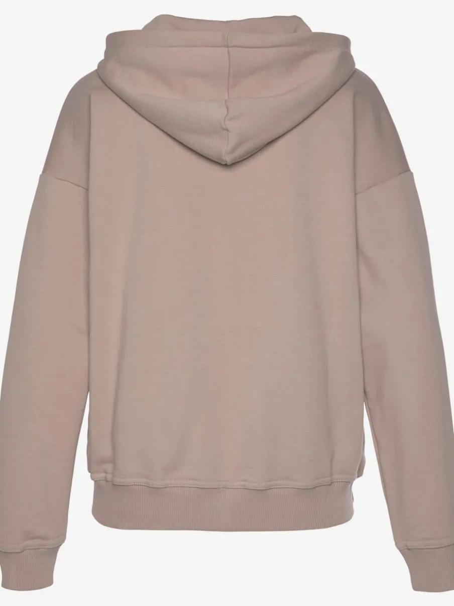 Sweatshirts à capuche avec mancherons et logo brodé