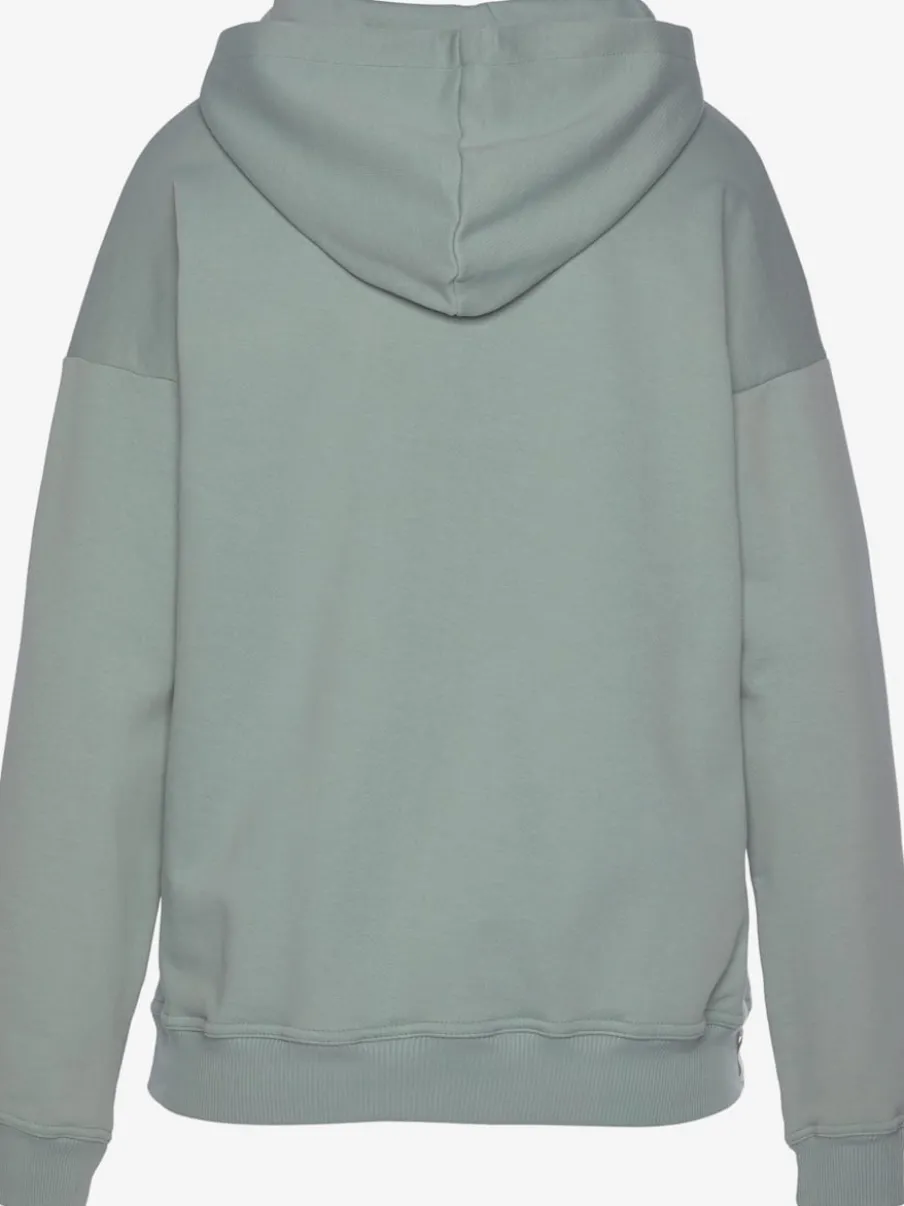 Sweatshirts à capuche avec mancherons et logo brodé