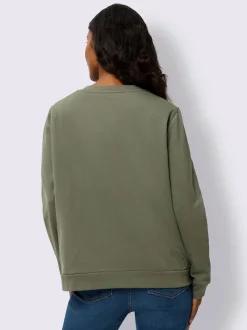 Sweatshirts décontractés avec inscription caoutchoutée style sportif